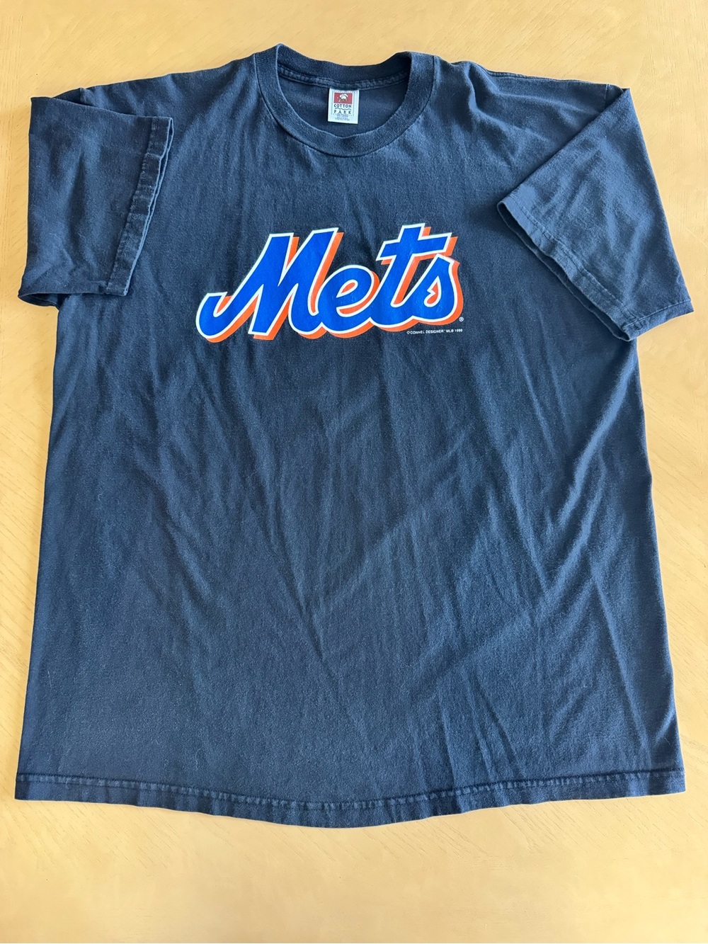 VTG 2000 New York Mets Todd Zeile #9 Graphic Player Shirt